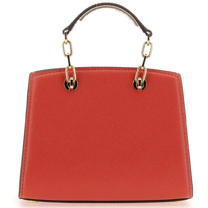 Cynthia Logo-Charm Leather Tote Bag