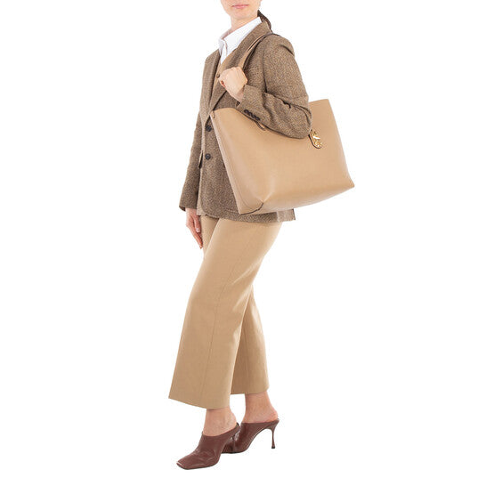 Eliza Calf Leather Reversible Tote Bag