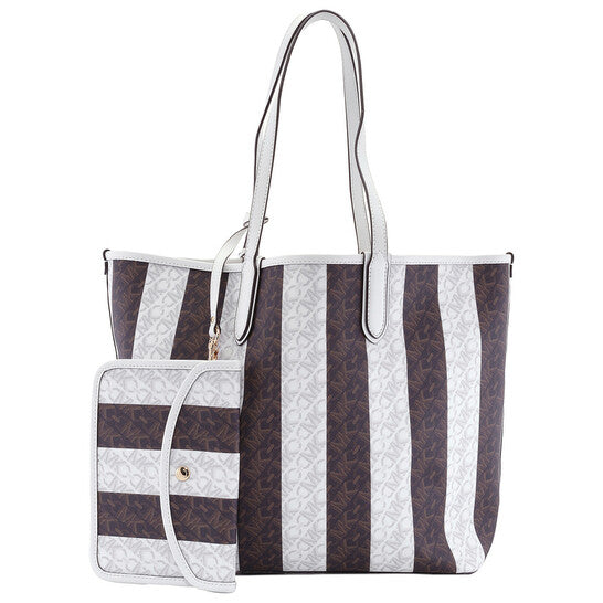 Eliza Large Striped Tote Bag
