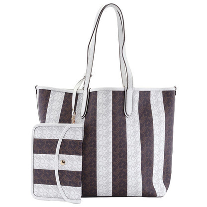 Eliza Large Striped Tote Bag