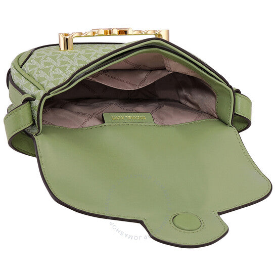 Michael Kors, Hally Extra-Small Signature Logo Crossbody - Light Sage