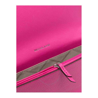 حقيبة كروس بودي جلدية متوسطة الحجم من مايكل كورس، جيت سيت