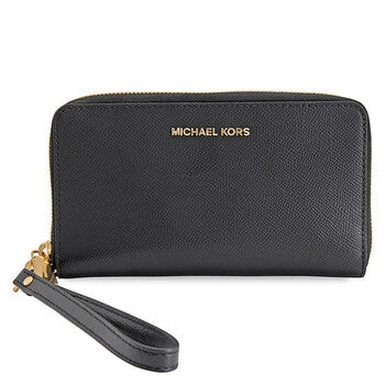 Jet Set Travel Large Smartphone Wristlet - Black