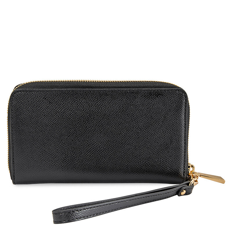 Jet Set Travel Large Smartphone Wristlet - Black