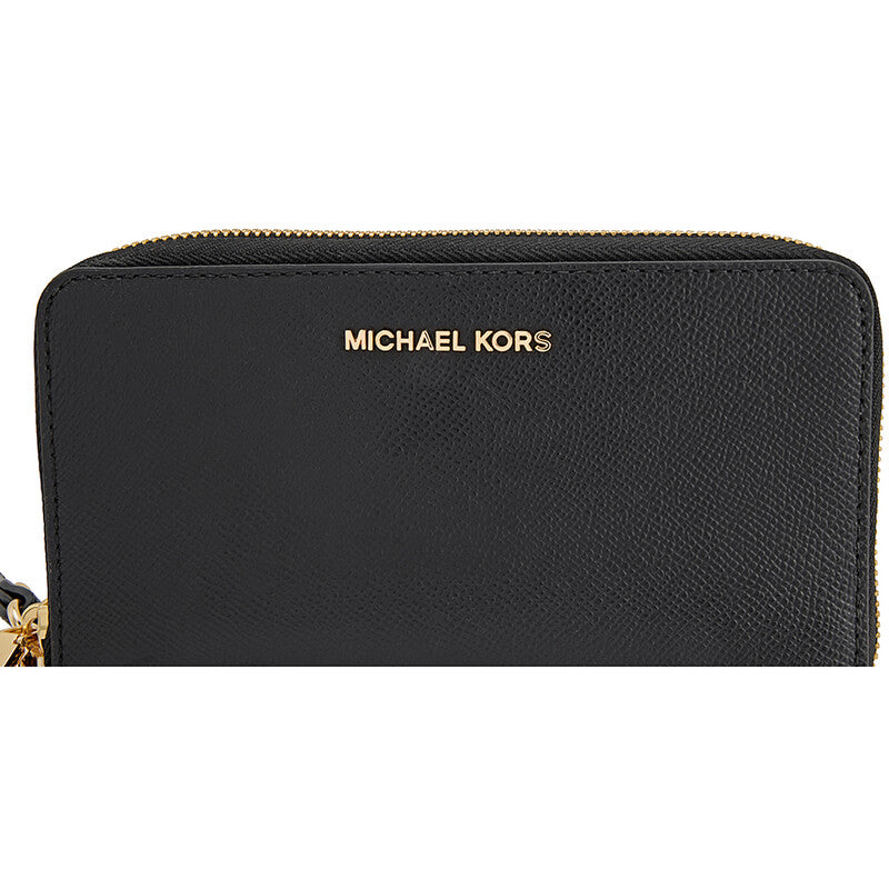 Jet Set Travel Large Smartphone Wristlet - Black