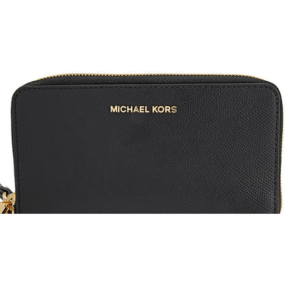 Jet Set Travel Large Smartphone Wristlet - Black