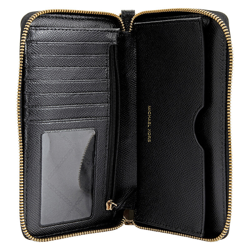 Jet Set Travel Large Smartphone Wristlet - Black