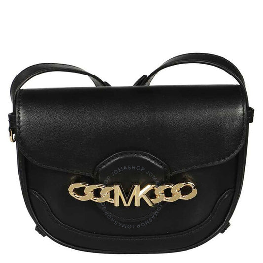 Michael Kors, Ladies Hally Extra-Small Embellished Leather Crossbody Bag - Black