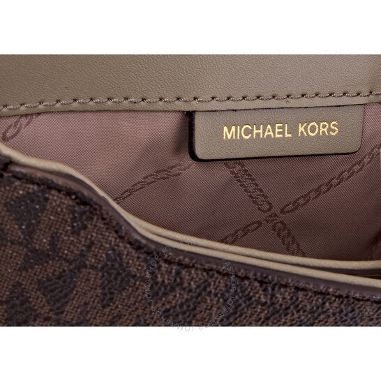 Michael Kors, Ladies Hally Extra-Small Embellished Logo Crossbody Bag- Dusty Sage