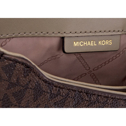 Michael Kors, Ladies Hally Extra-Small Embellished Logo Crossbody Bag- Dusty Sage