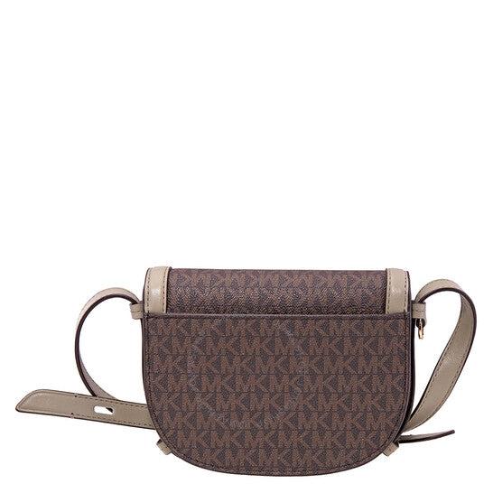 Michael Kors, Ladies Hally Extra-Small Embellished Logo Crossbody Bag- Dusty Sage