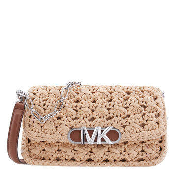 Ladies Parker Medium Woven Straw Shoulder Bag