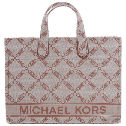 Michael Kors, Large Gigi Empire Logo Jacquard Tote Bag