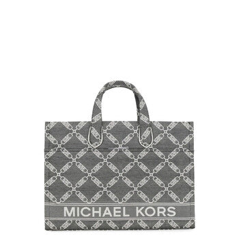 Large Gigi Logo Jacquard Tote Bag