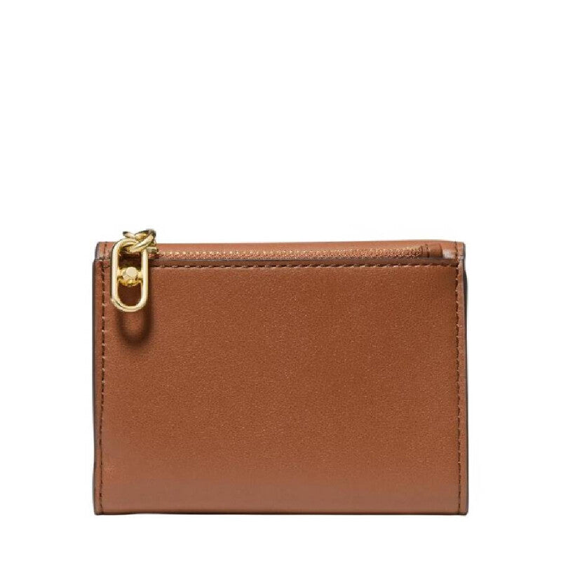 Logo Details Trifold French Purse Wallet