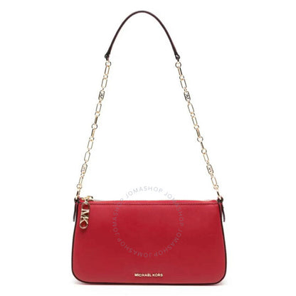 Michael Kors, Medium Empire Leather Chain-Link Pochette