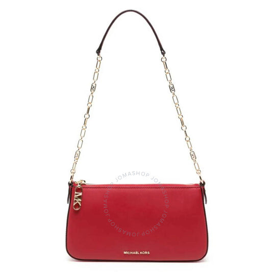 Michael Kors, Medium Empire Leather Chain-Link Pochette