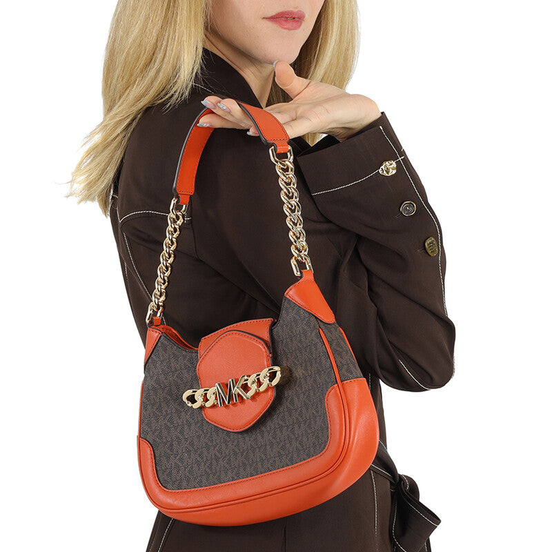 Signature Logo-print Small Hally Shoulder Bag