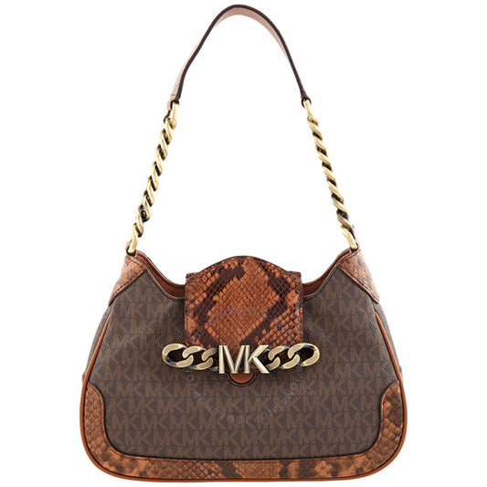 Michael Kors, Small Hally Signature Logo Print Shoulder Bag