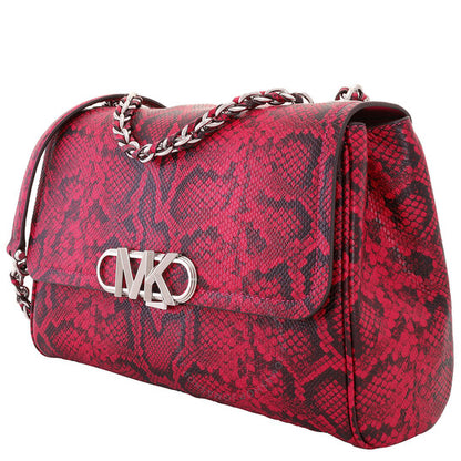 Michael Kors, Snake Embossed Leather Shoulder Bag