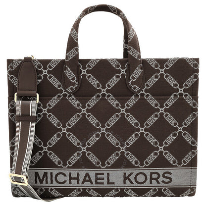 Michael Kors, Michael Gigi Large Empire Logo Jacquard Tote Bag