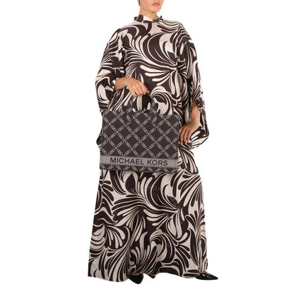 Michael Kors, Michael Gigi Large Empire Logo Jacquard Tote Bag
