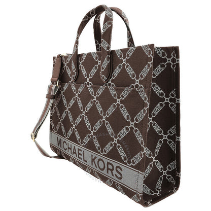 Michael Kors, Michael Gigi Large Empire Logo Jacquard Tote Bag