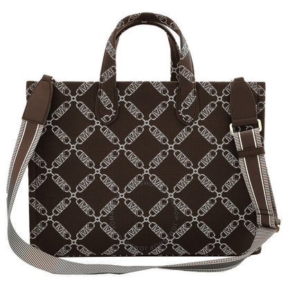 Michael Kors, Michael Gigi Large Empire Logo Jacquard Tote Bag