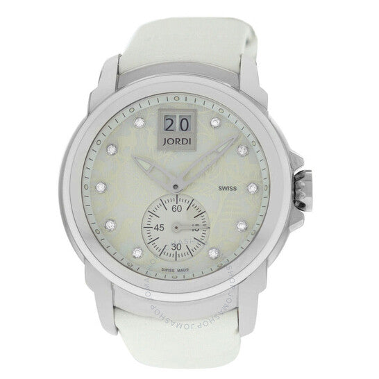 Michel Jordi, Icon Snow Quartz Diamond White Dial Ladies Watch