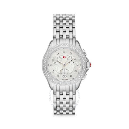 Michele, Belmore Quartz Diamond Silver Dial Ladies Watch
