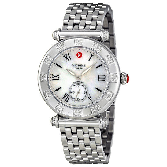 Michele, Caber Atlas Diamond Bezel Ladies Watch