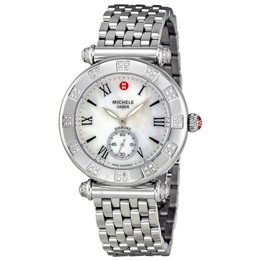 Michele, Caber Atlas Diamond Bezel Ladies Watch