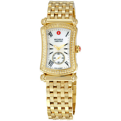 Michele, Caber Park Diamond Gold Ladies Watch