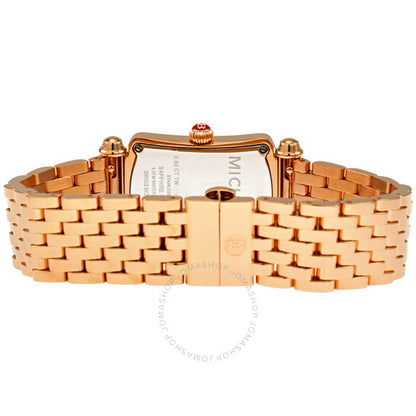 Michele, Caber Park Rose Gold Tone Ladies Watch