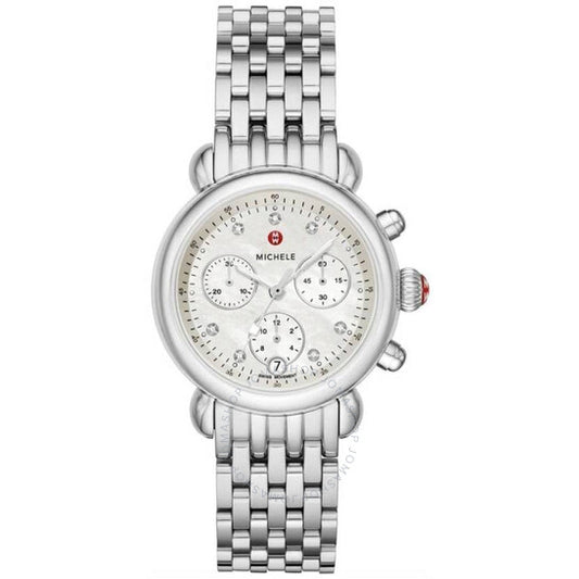 Michele, Chronograph Quartz Diamond Ladies Watch