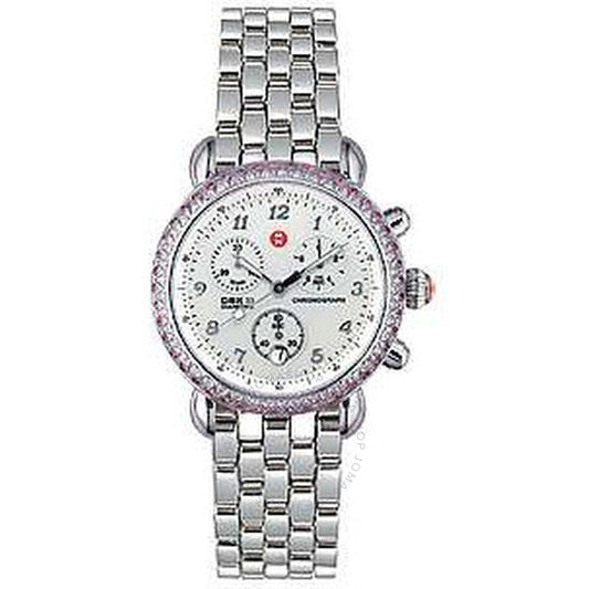 Michele, CSX 33 Color Diamond and Pink Sapphire Ladies Watch