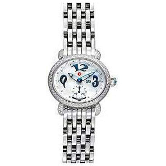 Michele, CSX Blue Diamond Mini Ladies Watch