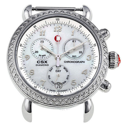 Michele, CSX Chronograph Diamond Bezel Ladies Watch