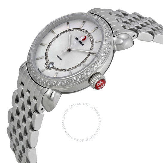 Michele, CSX Elegance Stainless Steel Ladies Watch