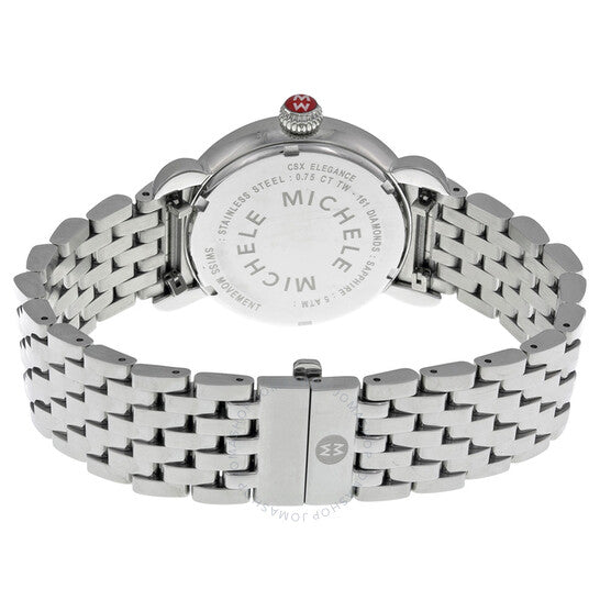 Michele, CSX Elegance Stainless Steel Ladies Watch