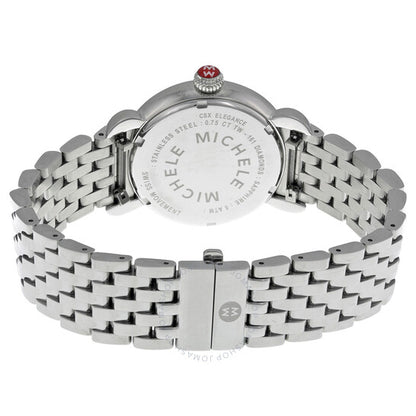Michele, CSX Elegance Stainless Steel Ladies Watch