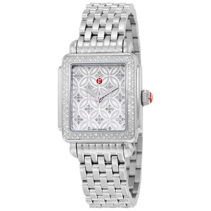 Michele, Deco 16 Fleur Diamond Ladies Watch