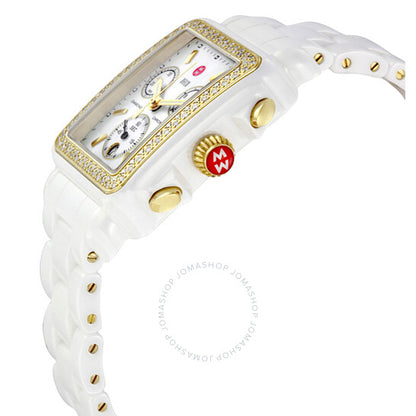 Michele, Deco Ceramic Diamond Watch