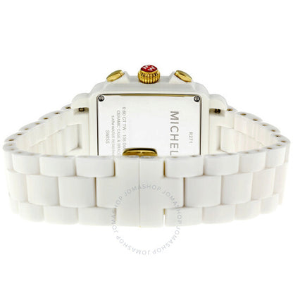 Michele, Deco Ceramic Diamond Watch