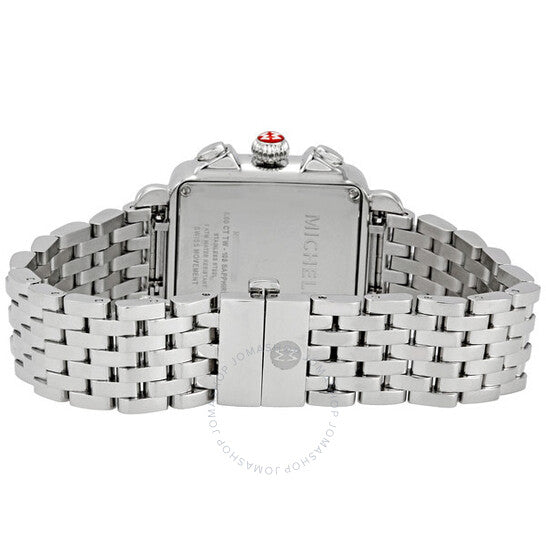 Michele, Deco Diamond Mother of Pearl Ladies Watch