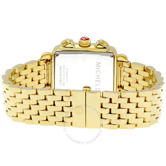 Michele, Deco Gold Tone Ladies Watch MW
