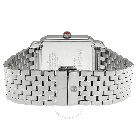 Michele, Deco II Mother of Pearl Diamond Ladies Watch