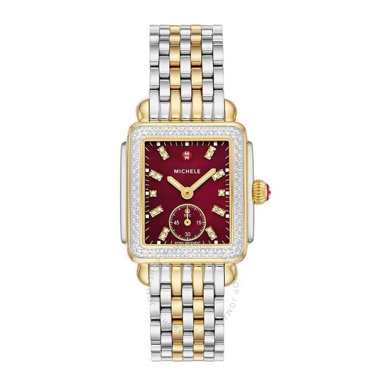 Michele, Deco Quartz Diamond Ladies Watch