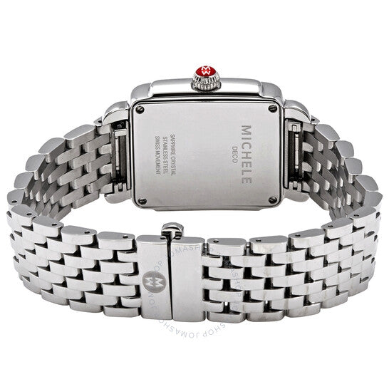 ساعة ميشيل ديكو كوارتز للسيدات بمينا أبيض