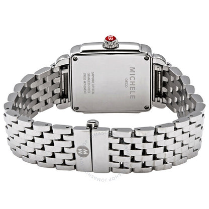 ساعة ميشيل ديكو كوارتز للسيدات بمينا أبيض